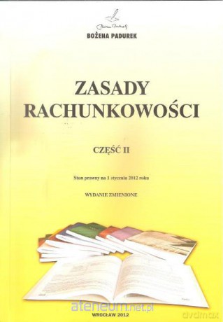 Zasady Rachunkowości cz.2 w.2012 [KSIĄŻKA]