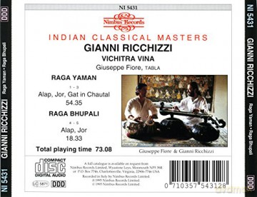 Gianni Ricchizzi: Raga Yaman [CD]