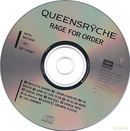 Queensryche: Rage for Order [CD]