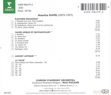 Ravel: Ravel;Valses Nobles Et Sent [CD]