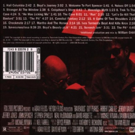 Ravenous: Ravenous: Music From the Motion Picture [CD]