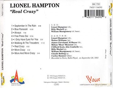 Lionel Hampton: Real Crazy [CD]