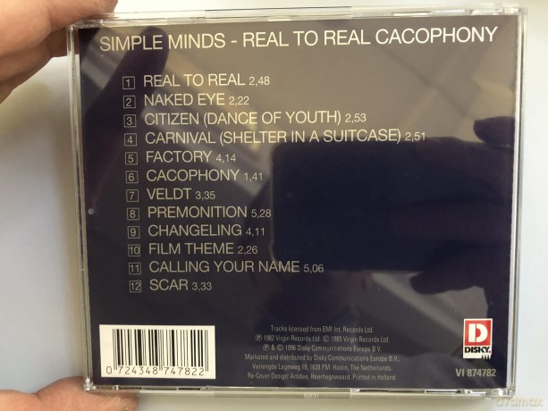 Simple Minds: Real to Real Cacophony [CD]