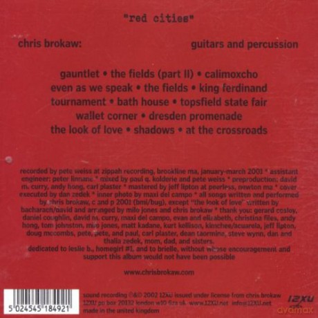 Chris Brokaw: Red Cities [CD]
