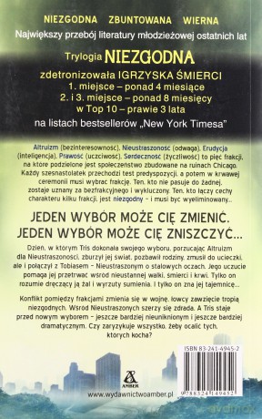 Zbuntowana - Veronica Roth [KSIĄŻKA]