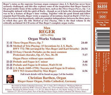 Christian Barthen: Reger: Organ Works Volume 16 [CD]