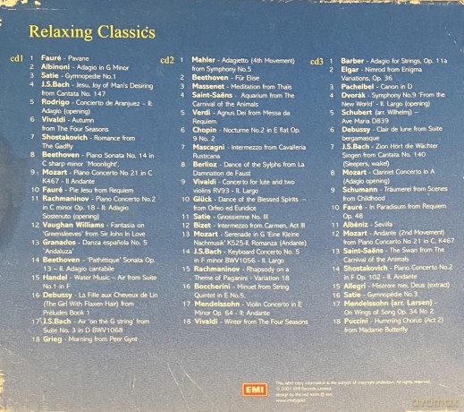 Relaxing Classics: Relaxing Classics [CD]