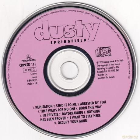 Dusty Springfield: Reputation [CD]