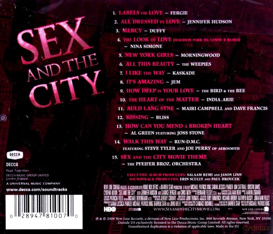 Sex And The City soundtrack (Seks w Wielkim Mieście) (Polska Cena!!) [CD]