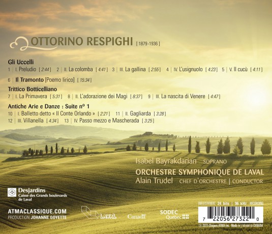 O. Respighi: Respighi: Il Tramonto [CD]