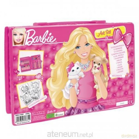 Zestaw artystyczny 68 elementów Barbie [SZKOŁA]