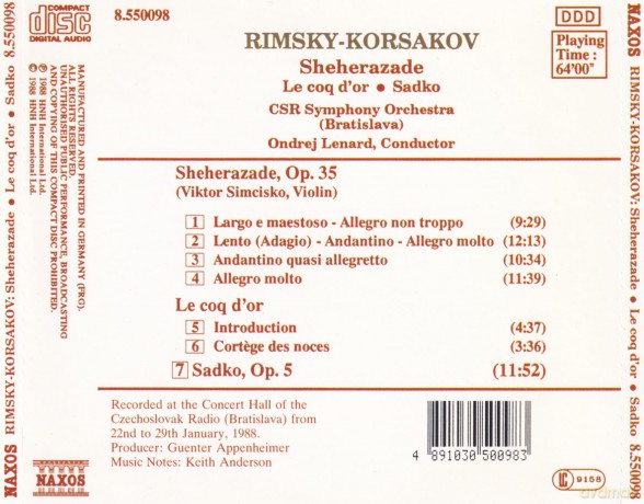 Lenard: Rimsky [CD]