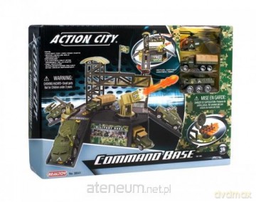 Zestaw baza wojskowa + 3 auta Action City [ZABAWKA]