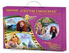 Zestaw Czytaj i słuchaj.Merida Waleczna,Zaplątani [KSIĄŻKA]+[CD]