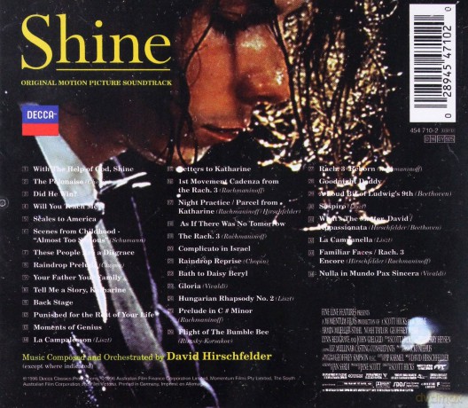 Shine soundtrack (Blask) [CD]