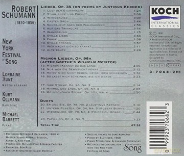 Robert Scumann: Robert Scumann-Kerner Lieder, Migno [CD]
