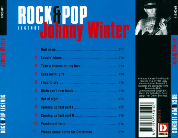 Johnny Winter: Rock & Pop Legends Series [CD]