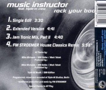 Music Instructor: Rock Your Body [CD]