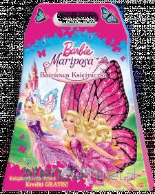 Zestaw książek z kredkami - Barbie  Mariposa [KSIĄŻKA]