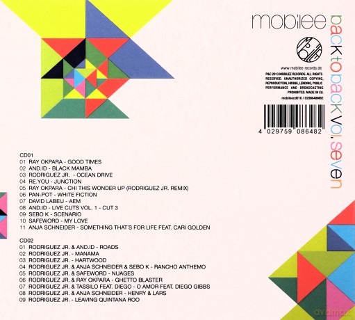 Rodriguez Jr. Presents Mobilee Back to Back [2CD]