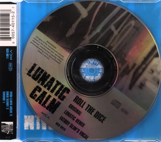 Lunatic Calm: Roll The Dice [CD]