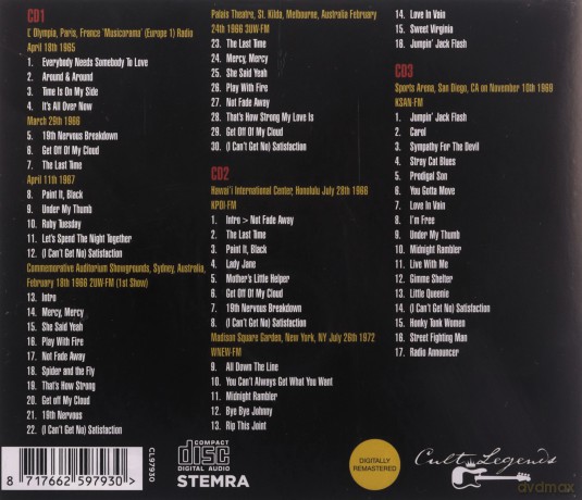 Rolling Stones: Rolling Stones (The) - The Broadcast Collection '65-'72 (3) [3CD]