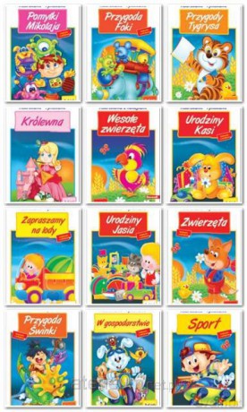 Zestaw malowanek B5 9 szt. + 1 gratis [KSIĄŻKA]