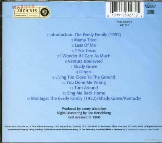 The Everly Brothers: Roots [CD]