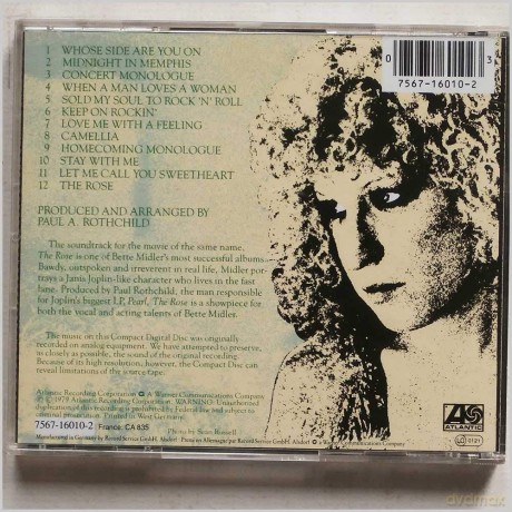 Bette Midler: Rose - Bof [CD]