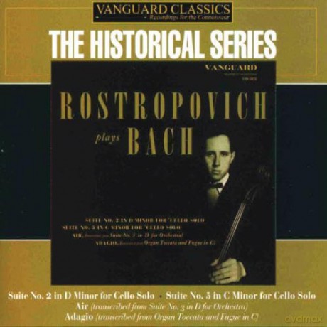 Johann Sebastian Bach: Rostropovich Plays Bach [CD]
