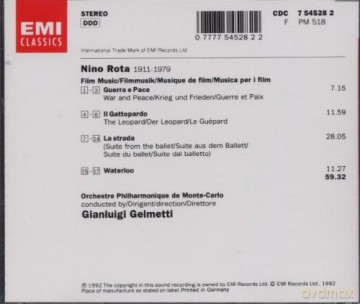 Gelmetti: Rota: Film Music [CD]