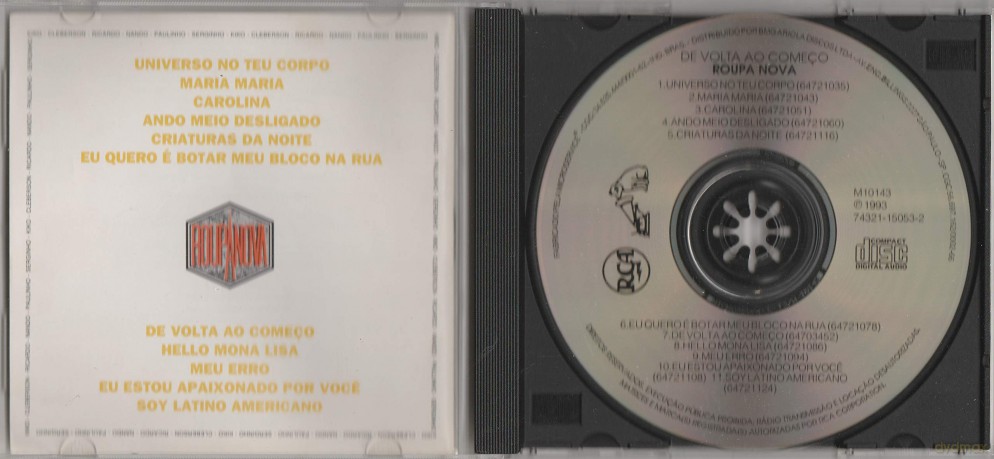Roupa Nova: Roupa Nova-De Volta Ao Comeco [CD]