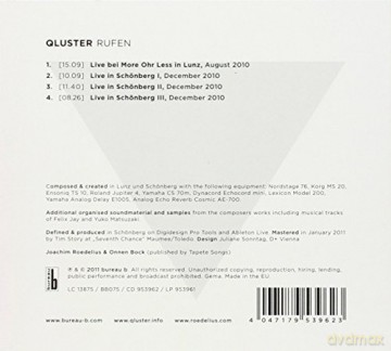 Qluster: Rufen [CD]