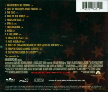 Mark Isham: Rules of Engagement [CD]