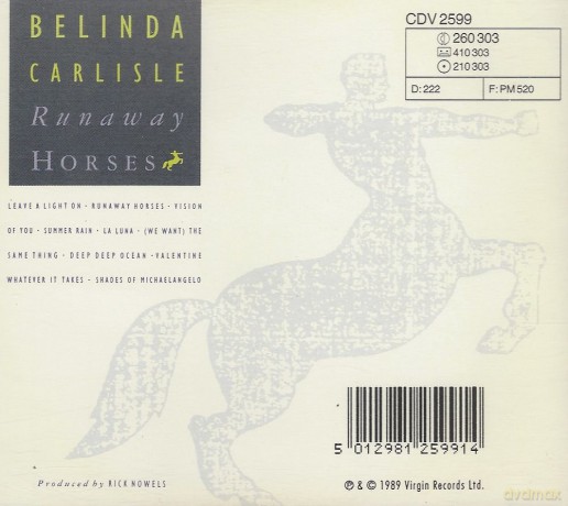Belinda Carlisle: Runaway Horses [CD]