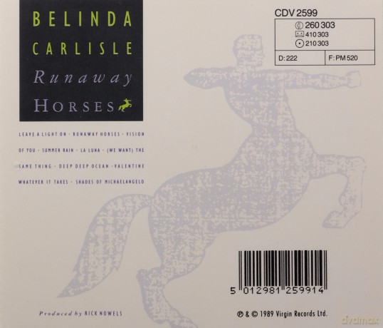 Belinda Carlisle: Runaway Horses [CD]