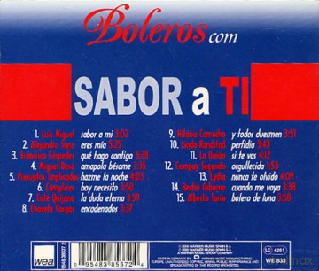 Sabor a Ti [CD]