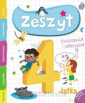 Zeszyt 4-latka. Ćwiczenia i odkrycia [KSIĄŻKA]