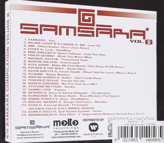 Samsara Compilation Vol. 6 [CD]