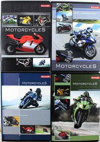 Zeszyt A5/16K/BR kratka 20 szt. Motocykle [SZKOŁA]
