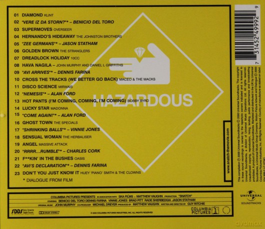 Snatch soundtrack (Przekręt) [CD]