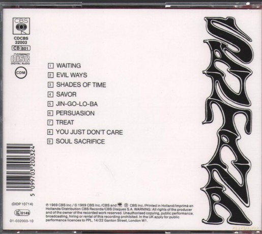 Carlos Santana: Santana [CD]