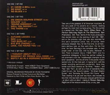 Miles Davis: Saturday Night Miles Davis in Person at the Blackhawk San Francisco Complete: Volume 2 [CD]