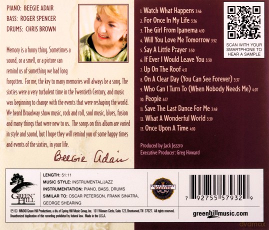 Beegie Adair: Save the Last Dance for Me [CD]