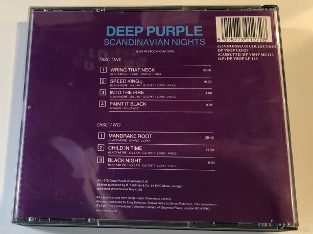 Deep Purple: Scandinavian Nights [2CD]