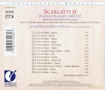 D. Scarlatti: Scarlatti: Sonatas for Two Guitars [CD]