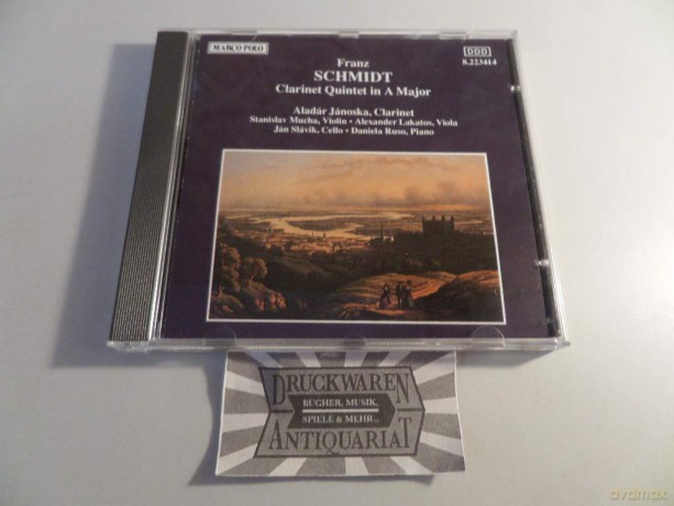 Schmidt: Clarinet Quintet [CD]