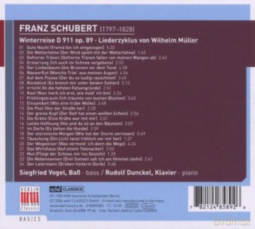 F. Schubert: Schubert - Winterreise [CD]