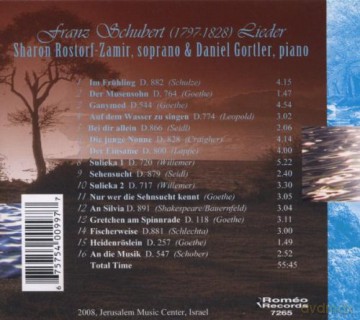 F. Schubert: Schubert Lieder [CD]