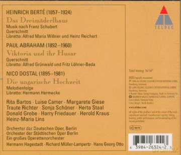 Bartos: Schubert: Das Dreimaderlhaus [CD]